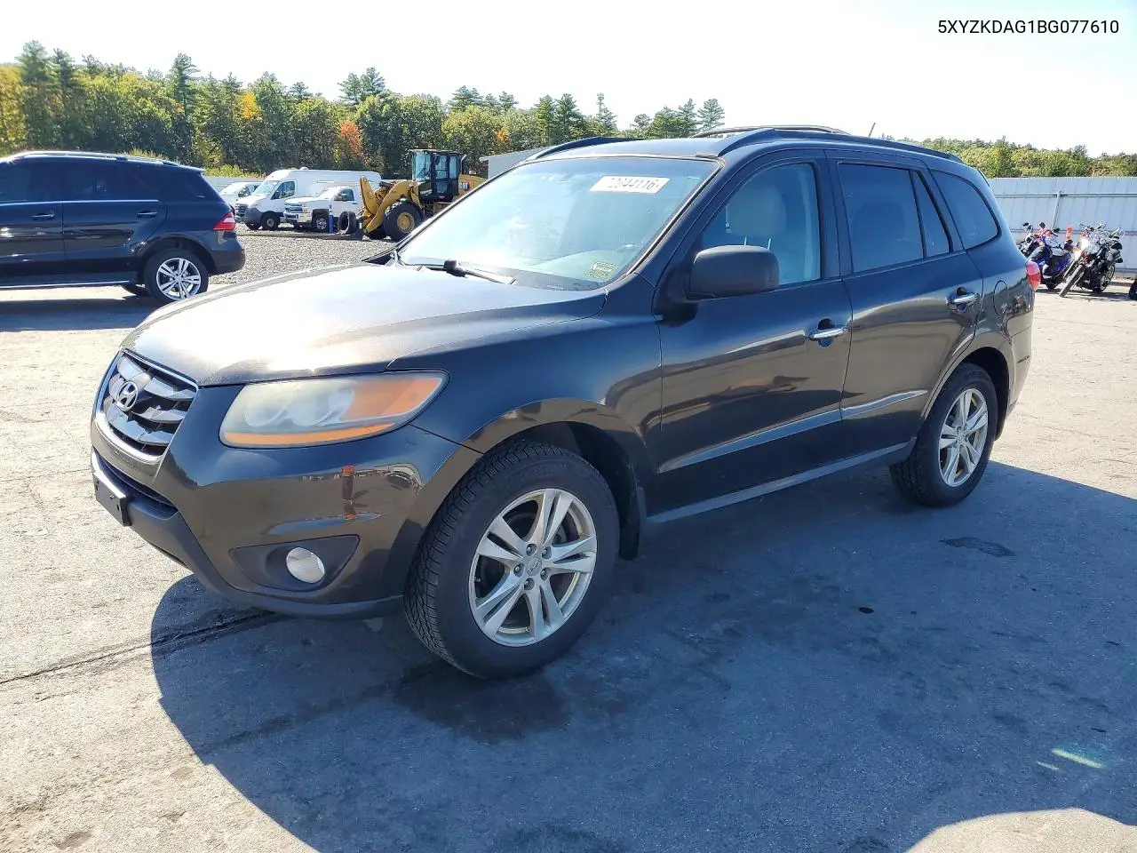 HYUNDAI SANTA FE 2011, VIN 5XYZKDAG1BG077610