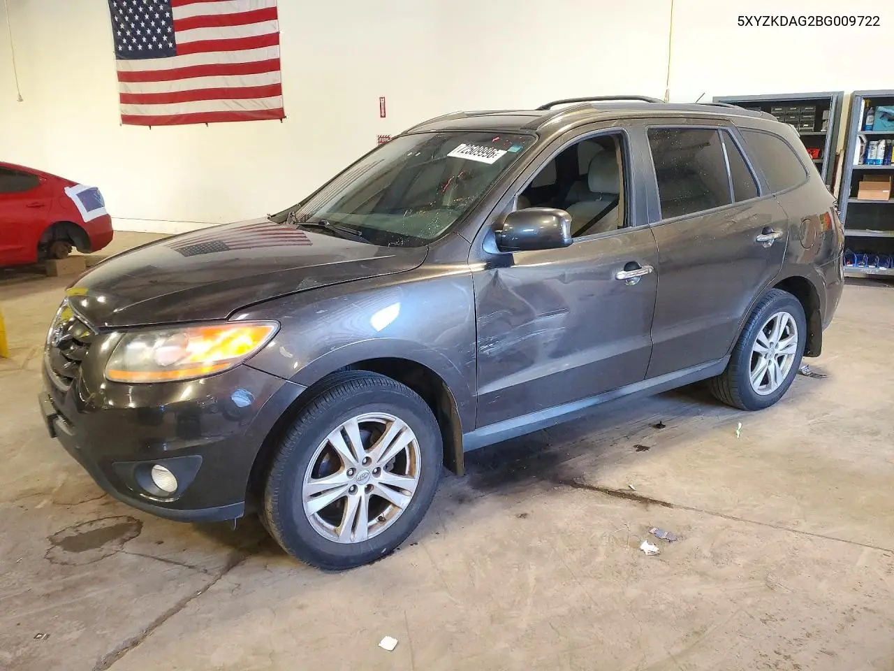 HYUNDAI SANTA FE 2011, VIN 5XYZKDAG2BG009722
