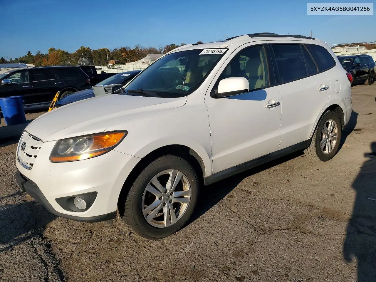 HYUNDAI SANTA FE 2011, VIN 5XYZK4AG5BG041256
