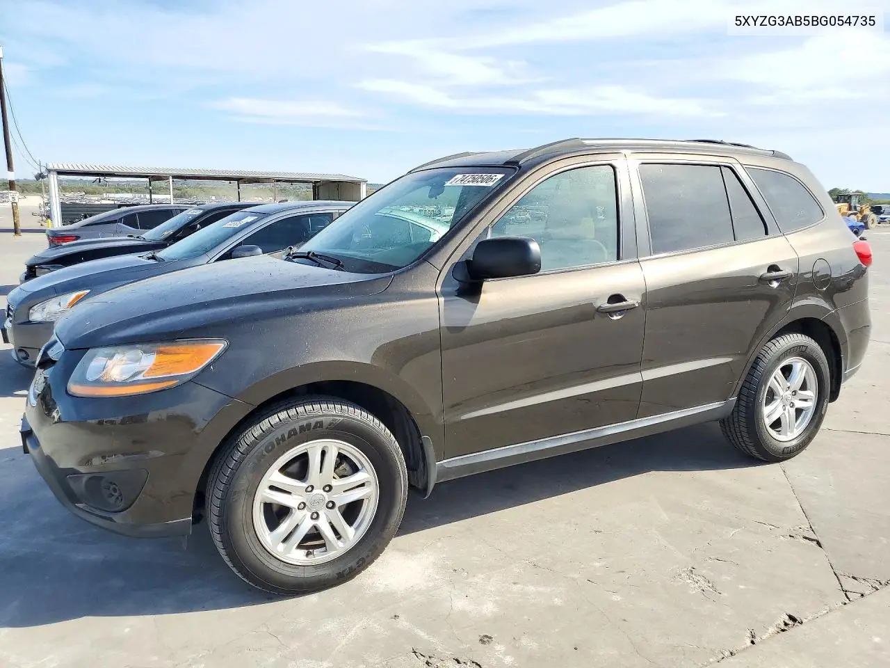 HYUNDAI SANTA FE 2011, VIN 5XYZG3AB5BG054735