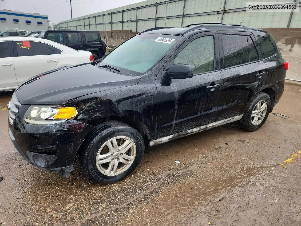 HYUNDAI SANTA FE 2012, VIN 5XYZG3ABXCG094553
