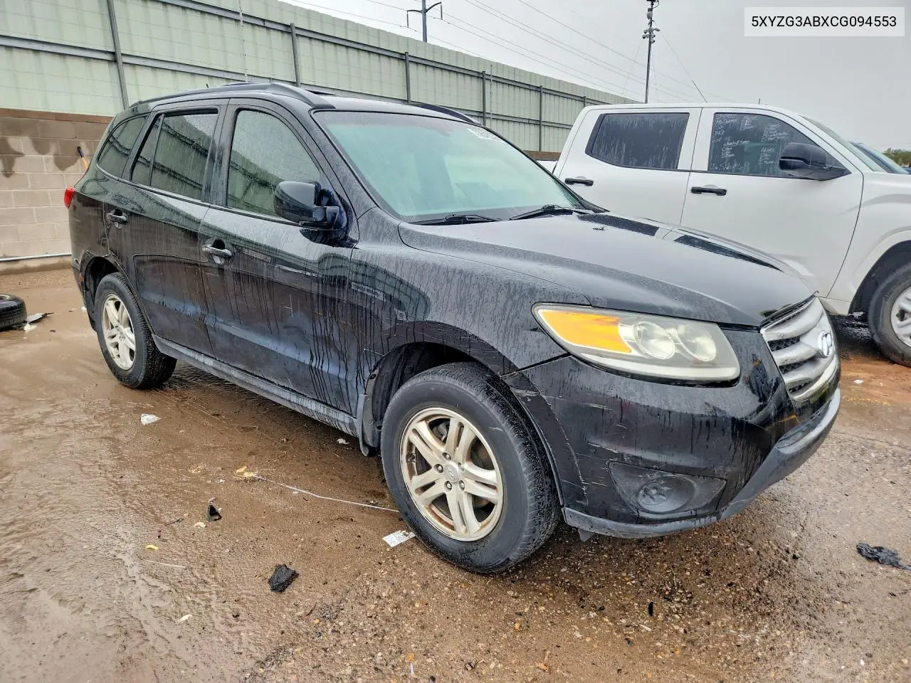 2012 HYUNDAI SANTA FE VIN 5XYZG3ABXCG094553 — фото 4