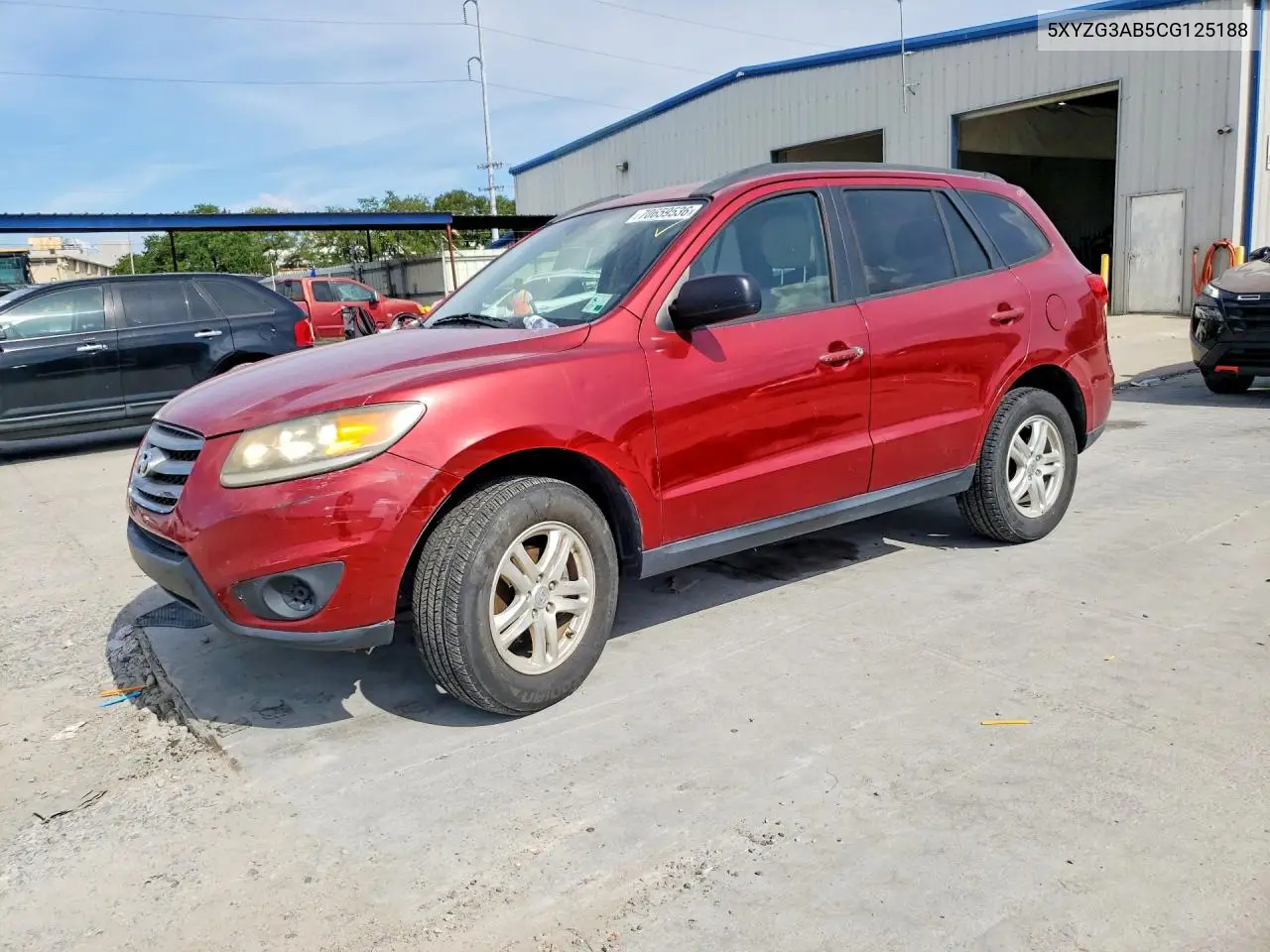 HYUNDAI SANTA FE 2012, VIN 5XYZG3AB5CG125188