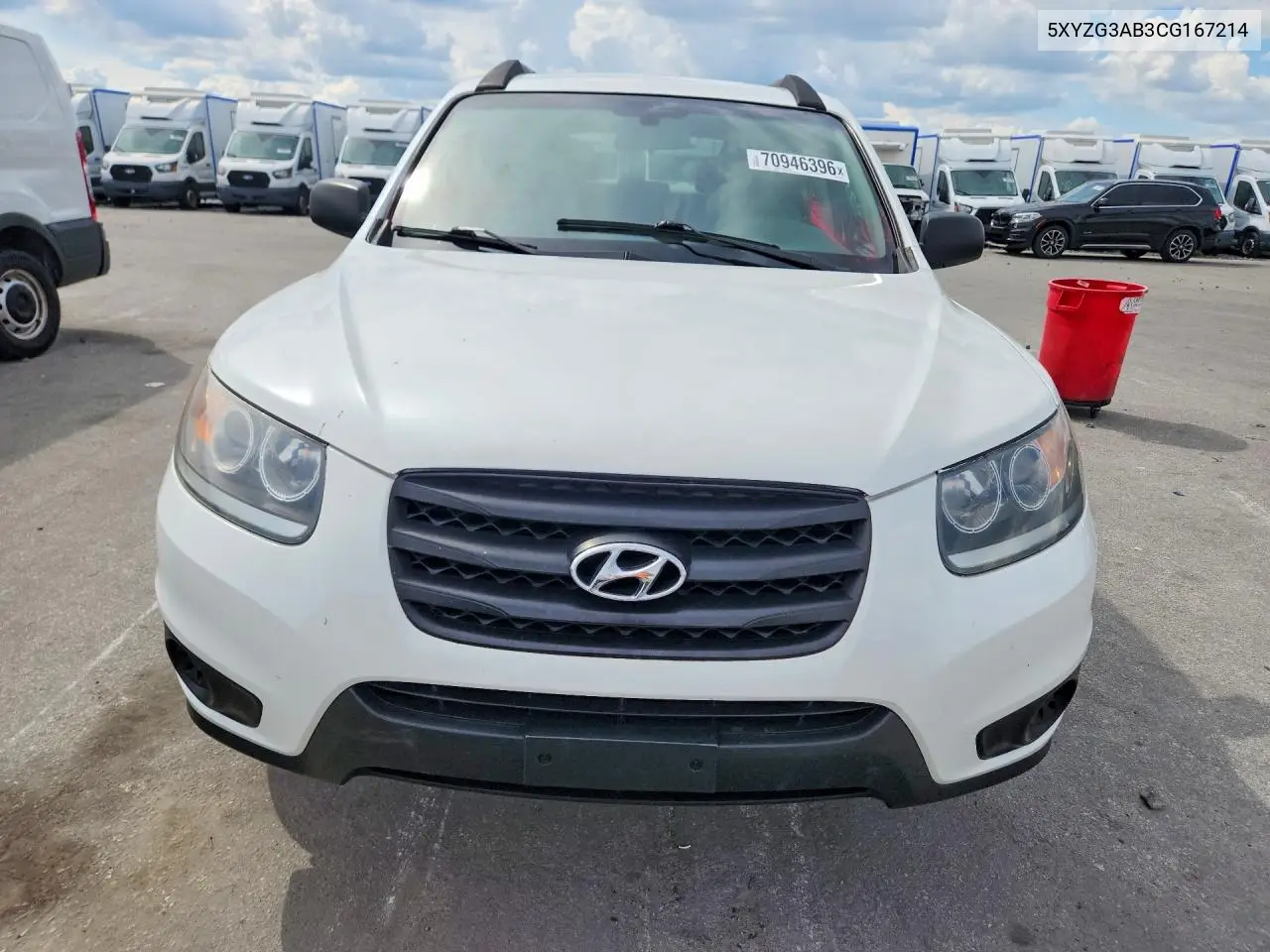 2012 HYUNDAI SANTA FE VIN 5XYZG3AB3CG167214 — фото 5