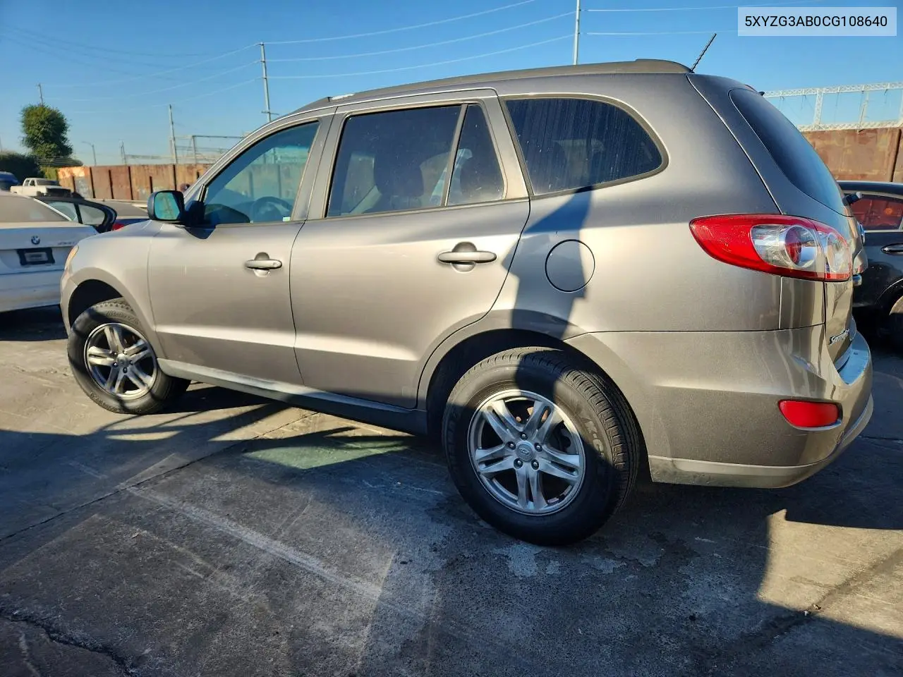 2012 HYUNDAI SANTA FE VIN 5XYZG3AB0CG108640 — фото 2