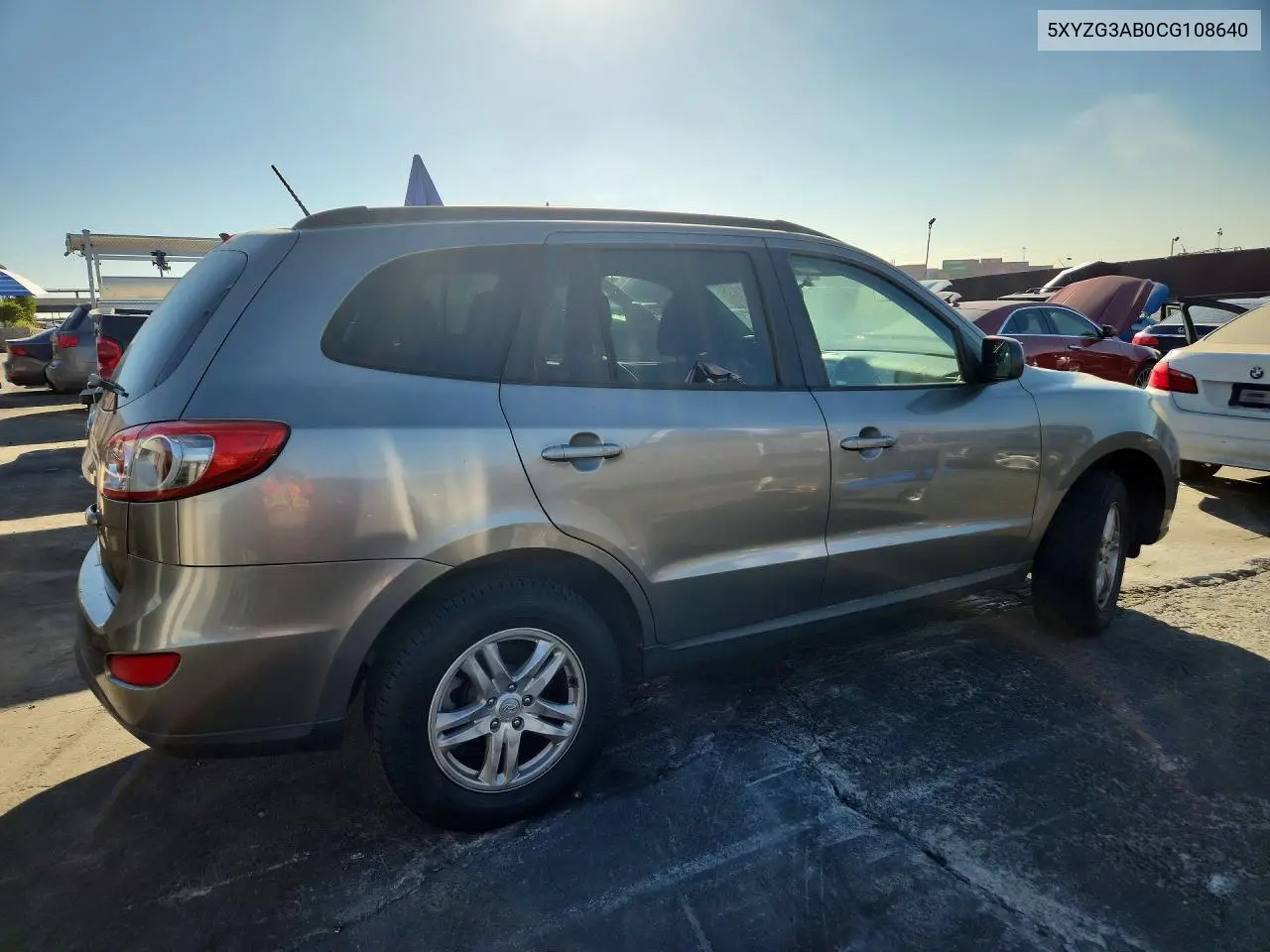 2012 HYUNDAI SANTA FE VIN 5XYZG3AB0CG108640 — фото 3