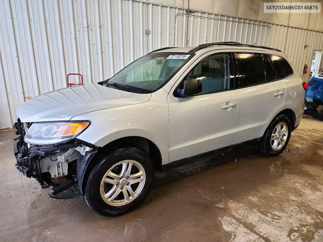 HYUNDAI SANTA FE 2012, VIN 5XYZGDAB6CG145875