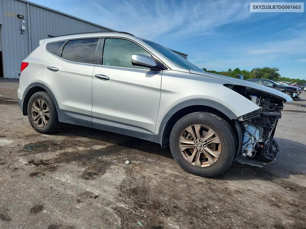 2013 HYUNDAI SANTA FE VIN 5XYZU3LB7DG061663 — фото 4