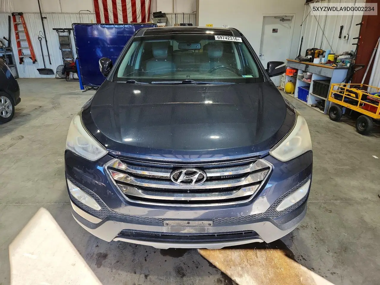 2013 HYUNDAI SANTA FE VIN 5XYZWDLA9DG002234 — фото 5
