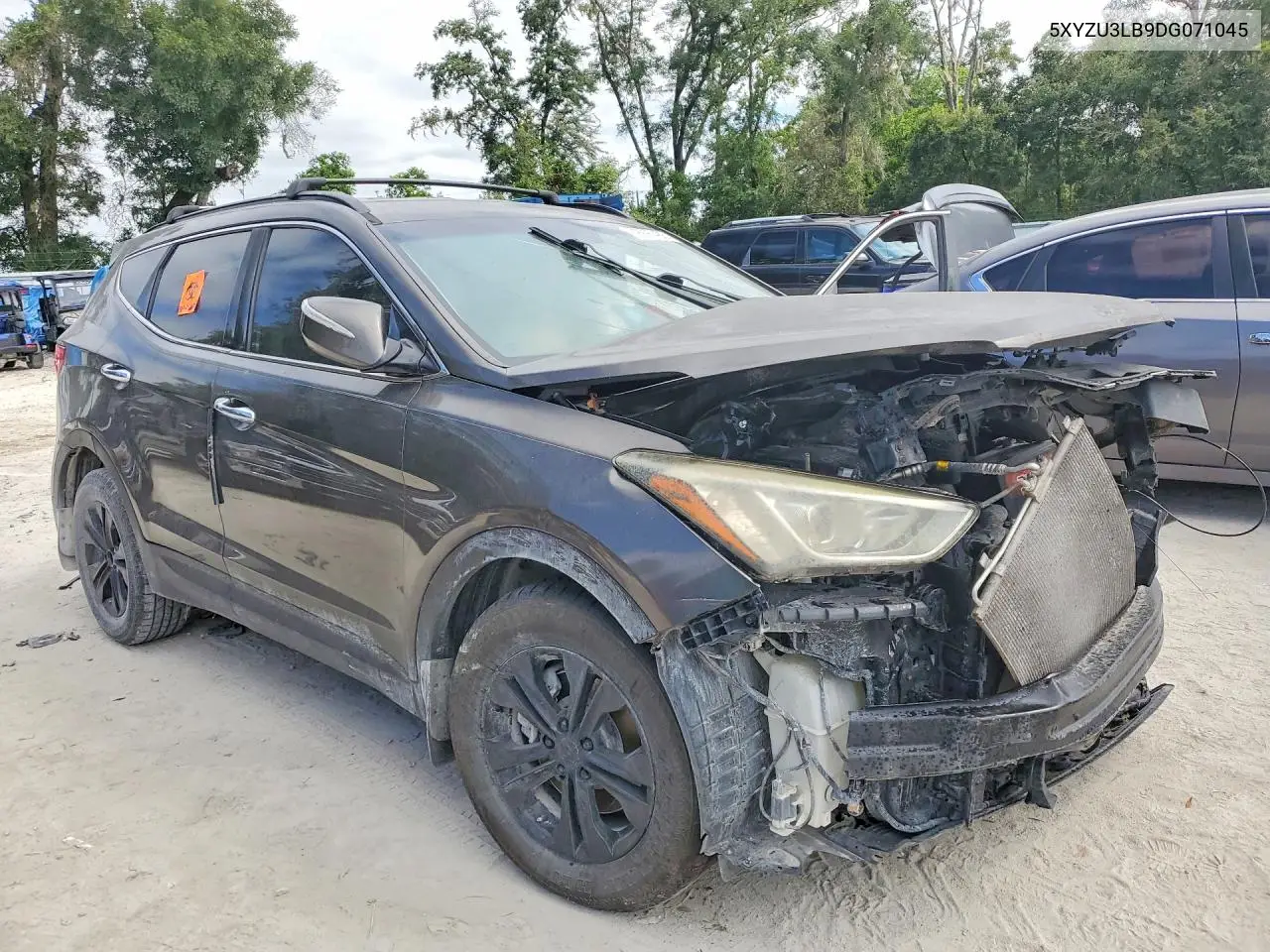 2013 HYUNDAI SANTA FE VIN 5XYZU3LB9DG071045 — фото 4