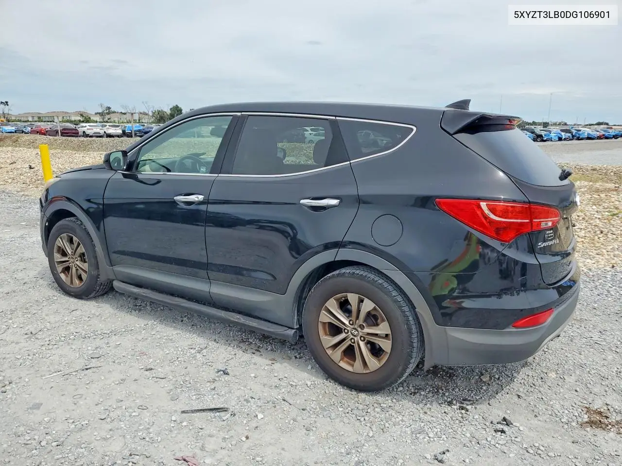 2013 HYUNDAI SANTA FE VIN 5XYZT3LB0DG106901 — фото 2