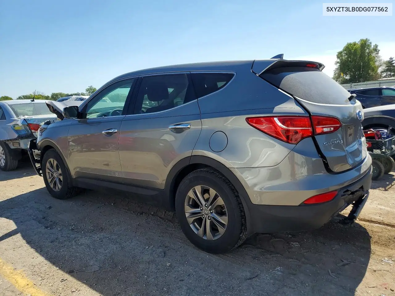 2013 HYUNDAI SANTA FE VIN 5XYZT3LB0DG077562 — фото 2