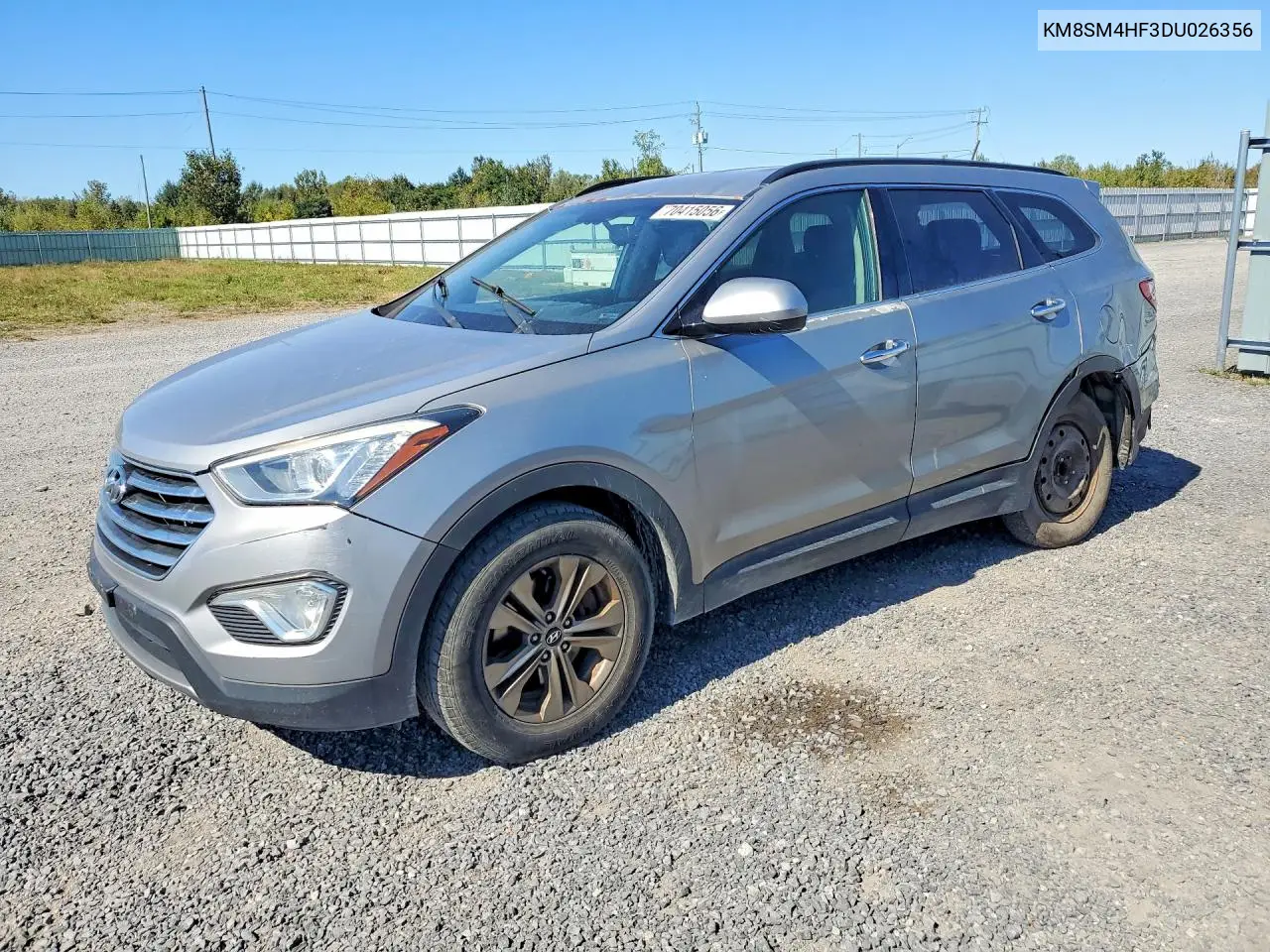 HYUNDAI SANTA FE 2013, VIN KM8SM4HF3DU026356