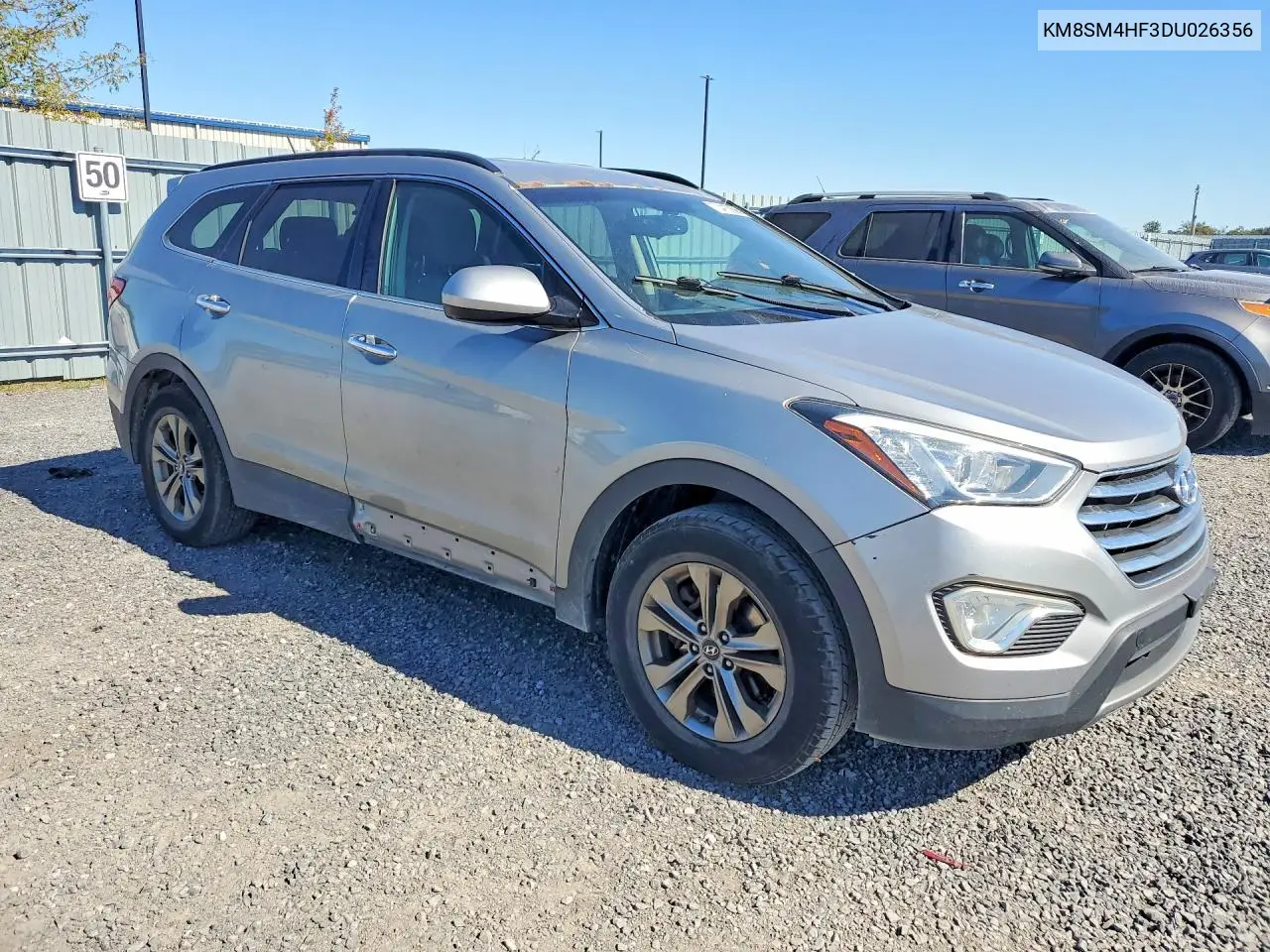 2013 HYUNDAI SANTA FE VIN KM8SM4HF3DU026356 — фото 4