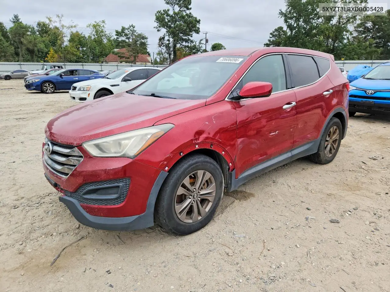 HYUNDAI SANTA FE 2013, VIN 5XYZT3LBXDG005428