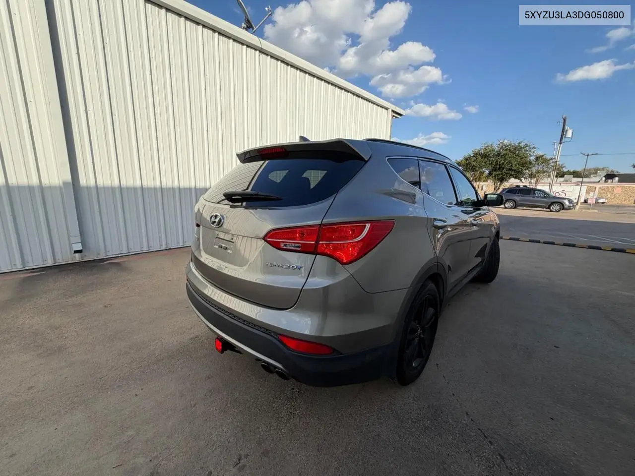 2013 HYUNDAI SANTA FE VIN 5XYZU3LA3DG050800 — фото 4
