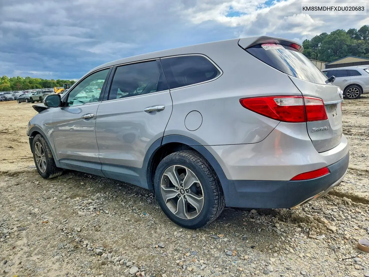 2013 HYUNDAI SANTA FE VIN KM8SMDHFXDU020683 — фото 2