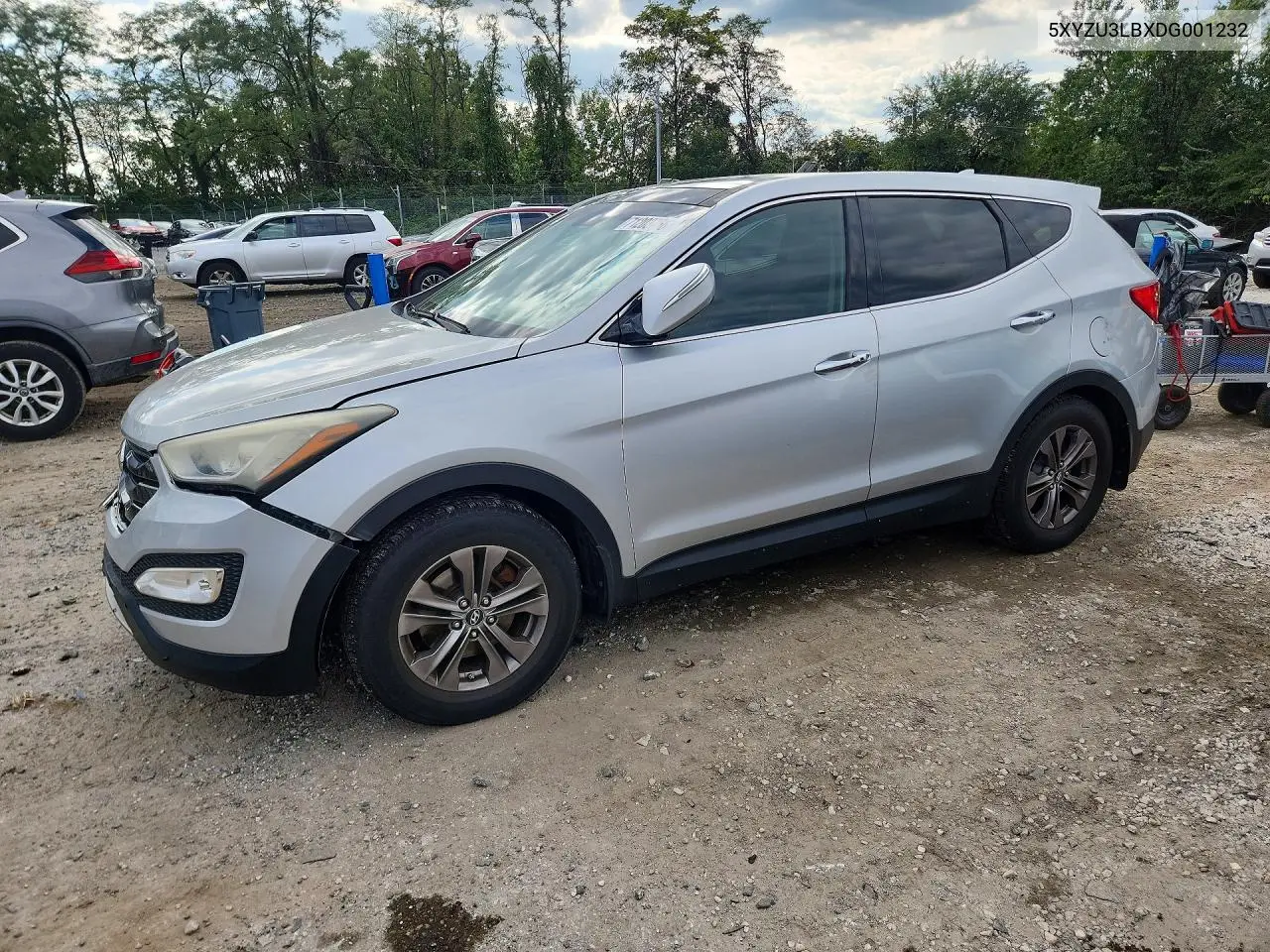 HYUNDAI SANTA FE 2013, VIN 5XYZU3LBXDG001232