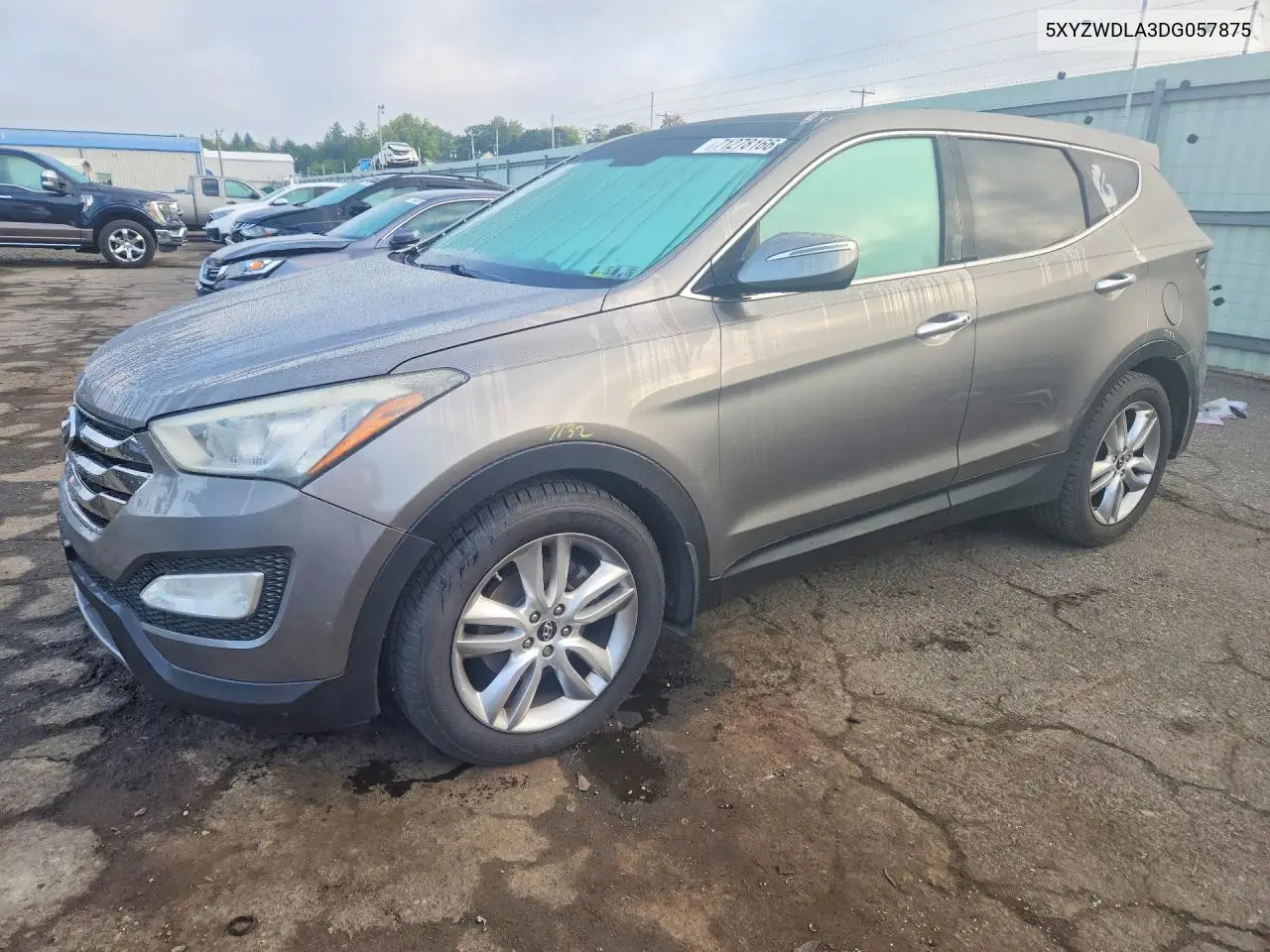 HYUNDAI SANTA FE 2013, VIN 5XYZWDLA3DG057875