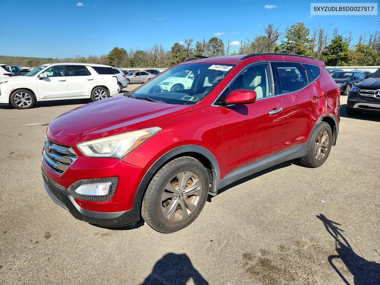 HYUNDAI SANTA FE 2013, VIN 5XYZUDLB5DG027517