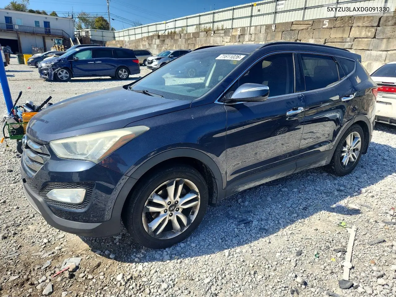 HYUNDAI SANTA FE 2013, VIN 5XYZU3LAXDG091330