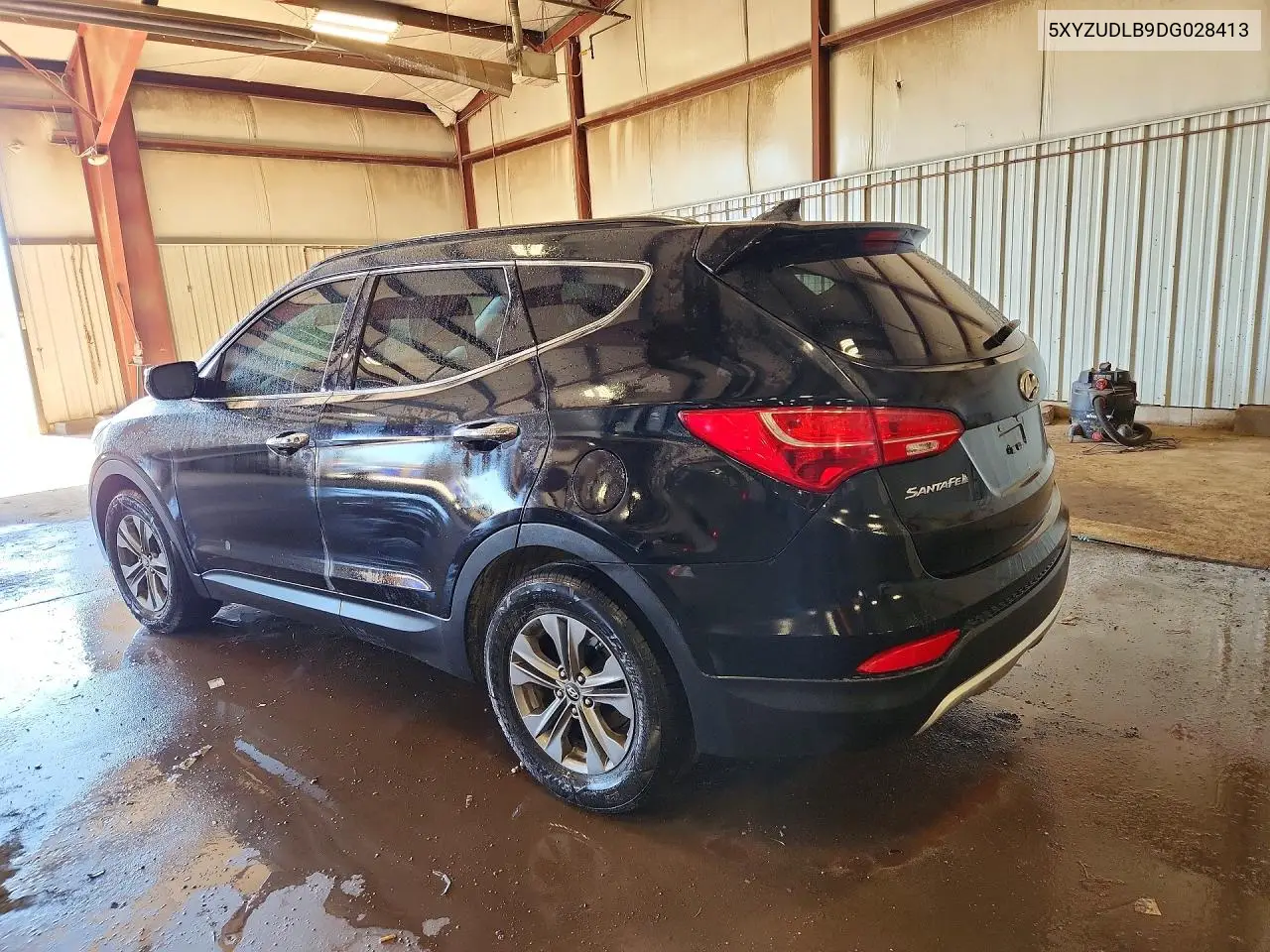 2013 HYUNDAI SANTA FE VIN 5XYZUDLB9DG028413 — фото 2