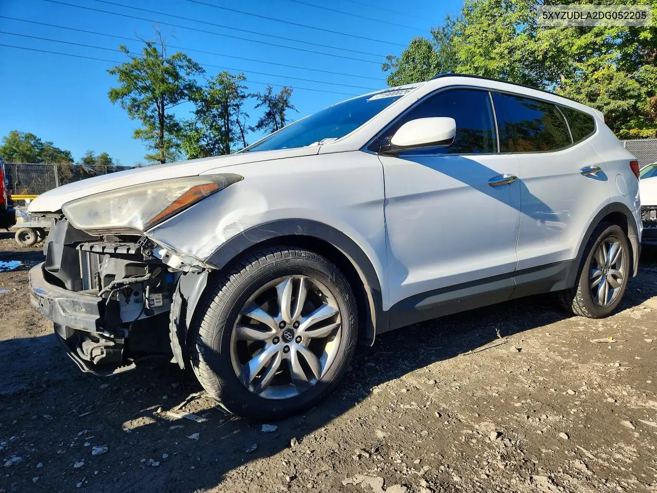 HYUNDAI SANTA FE 2013, VIN 5XYZUDLA2DG052205