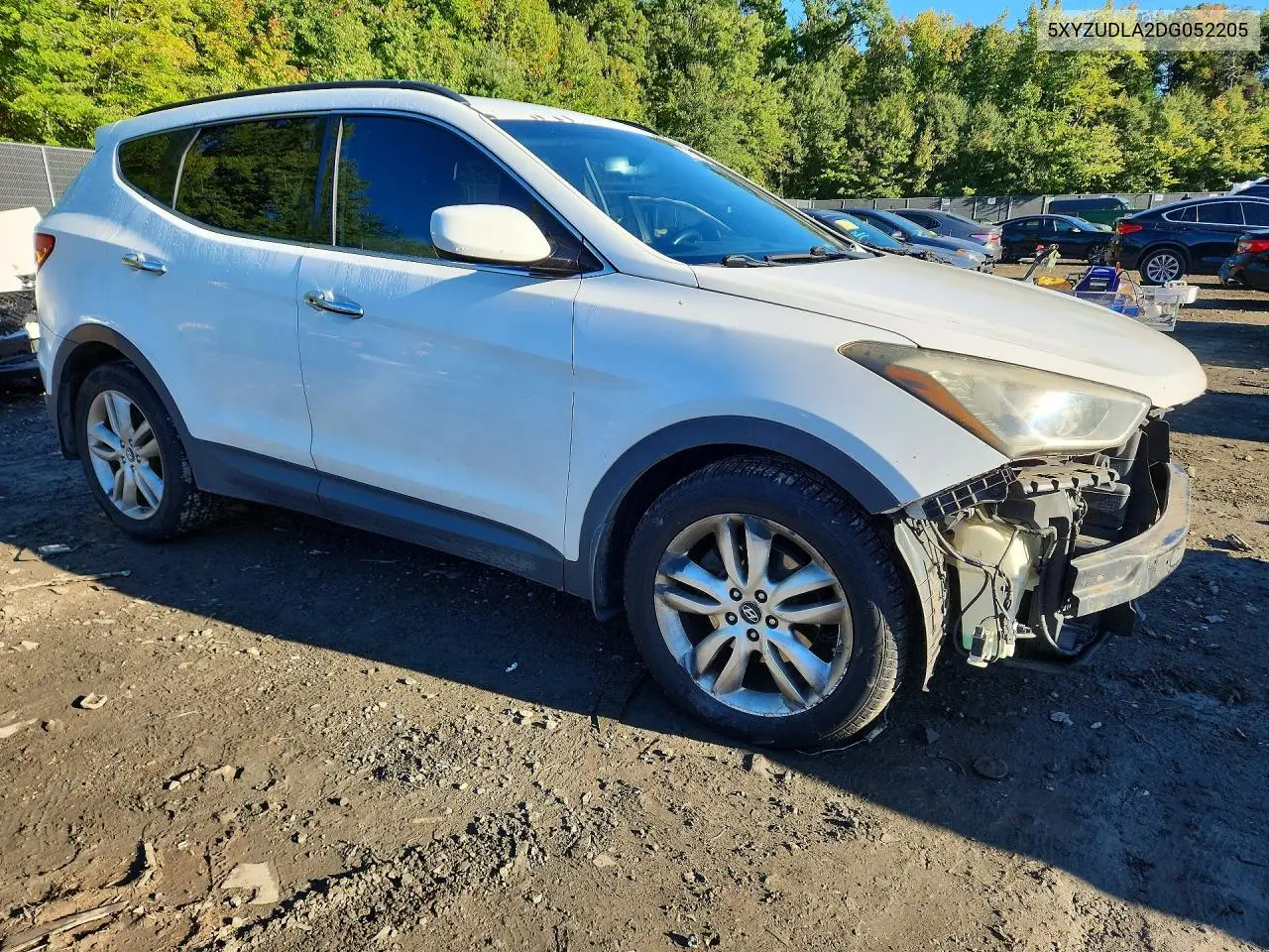 2013 HYUNDAI SANTA FE VIN 5XYZUDLA2DG052205 — фото 4