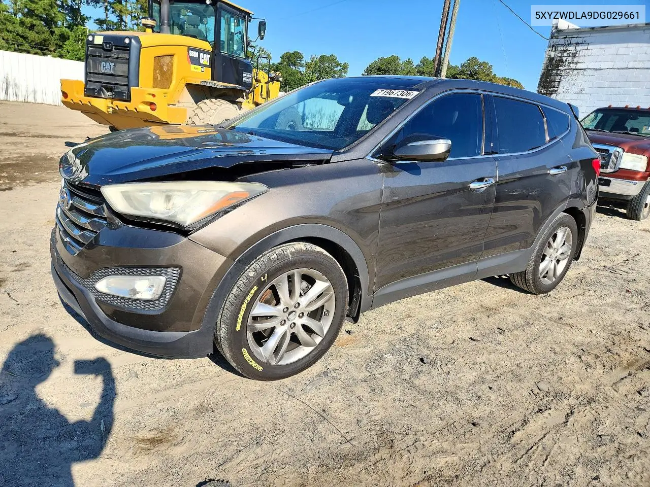 HYUNDAI SANTA FE 2013, VIN 5XYZWDLA9DG029661