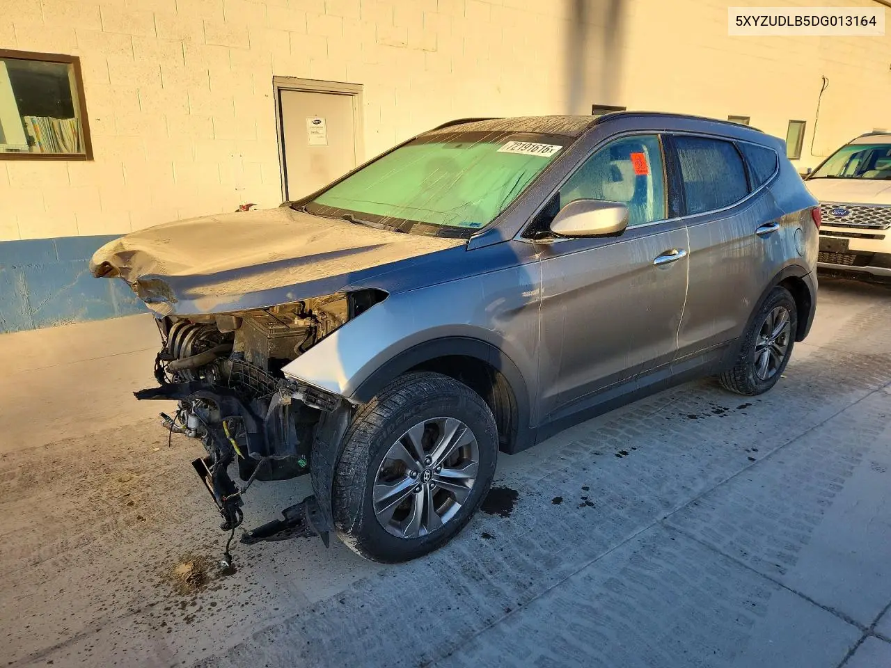 HYUNDAI SANTA FE 2013, VIN 5XYZUDLB5DG013164