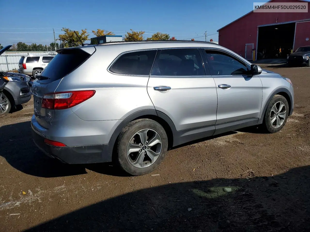 2013 HYUNDAI SANTA FE VIN KM8SM4HF5DU029520 — фото 3