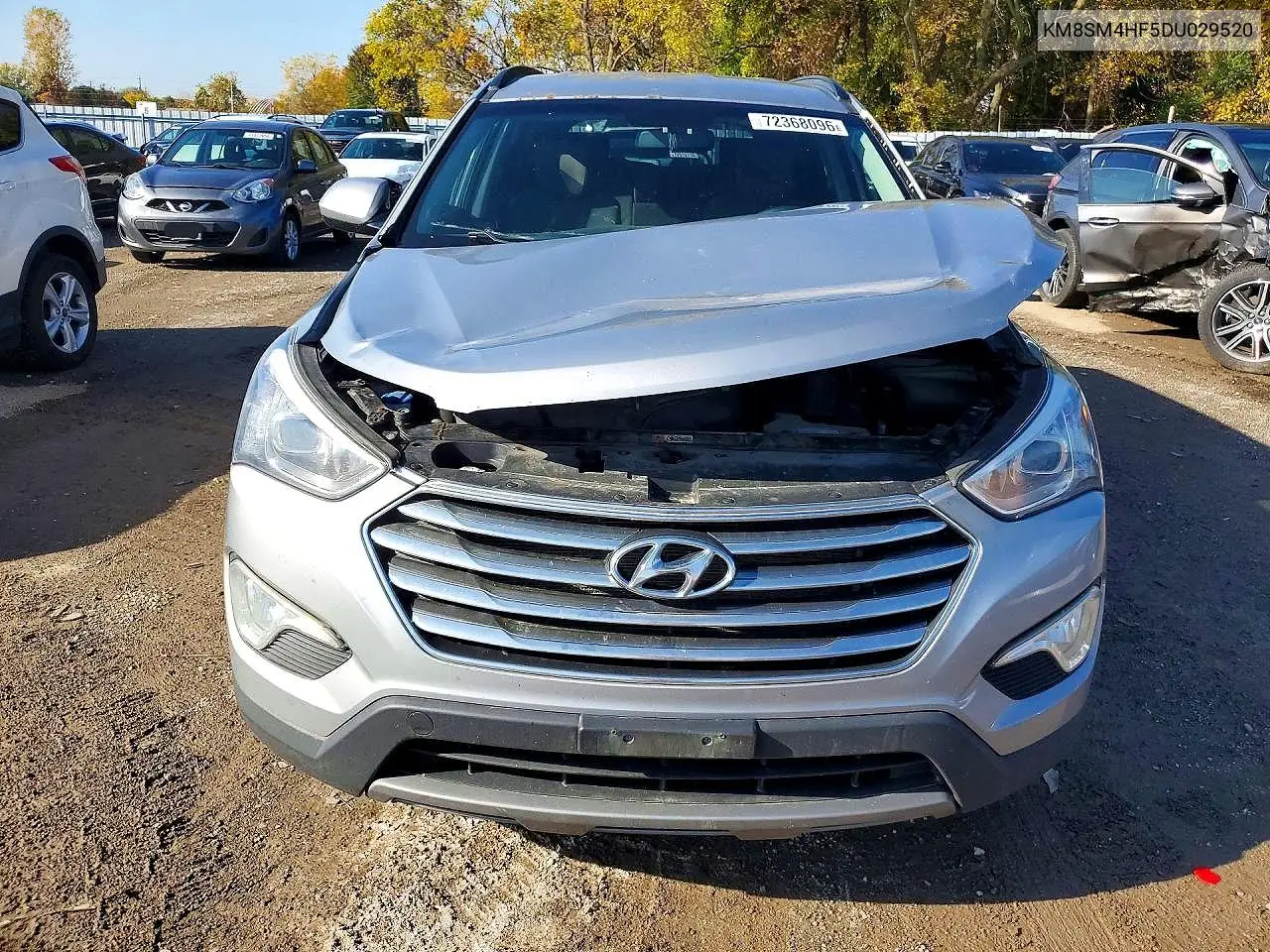 2013 HYUNDAI SANTA FE VIN KM8SM4HF5DU029520 — фото 5