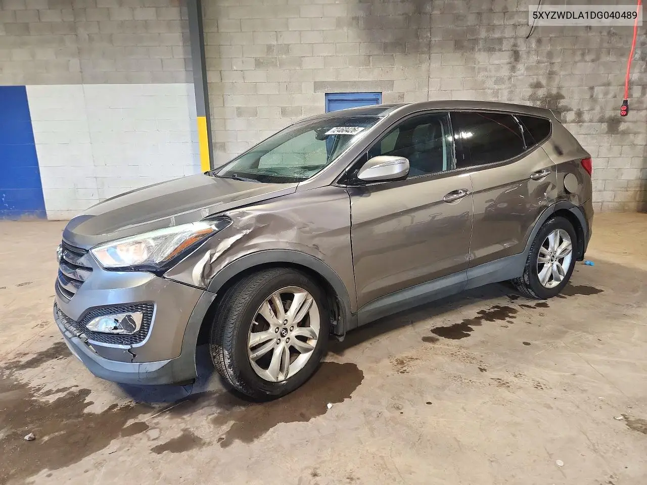 HYUNDAI SANTA FE 2013, VIN 5XYZWDLA1DG040489