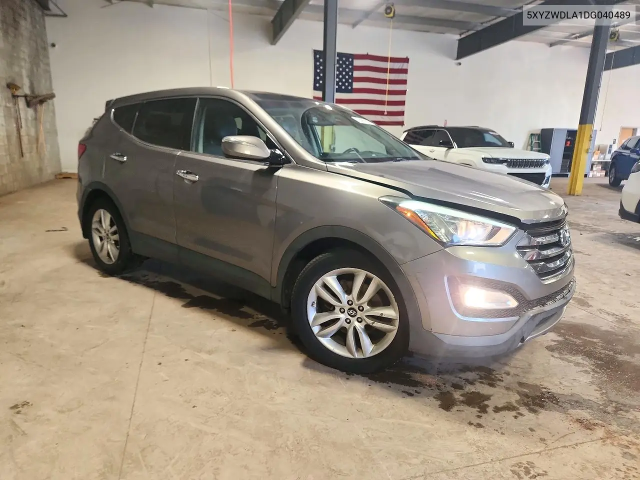 2013 HYUNDAI SANTA FE VIN 5XYZWDLA1DG040489 — фото 4