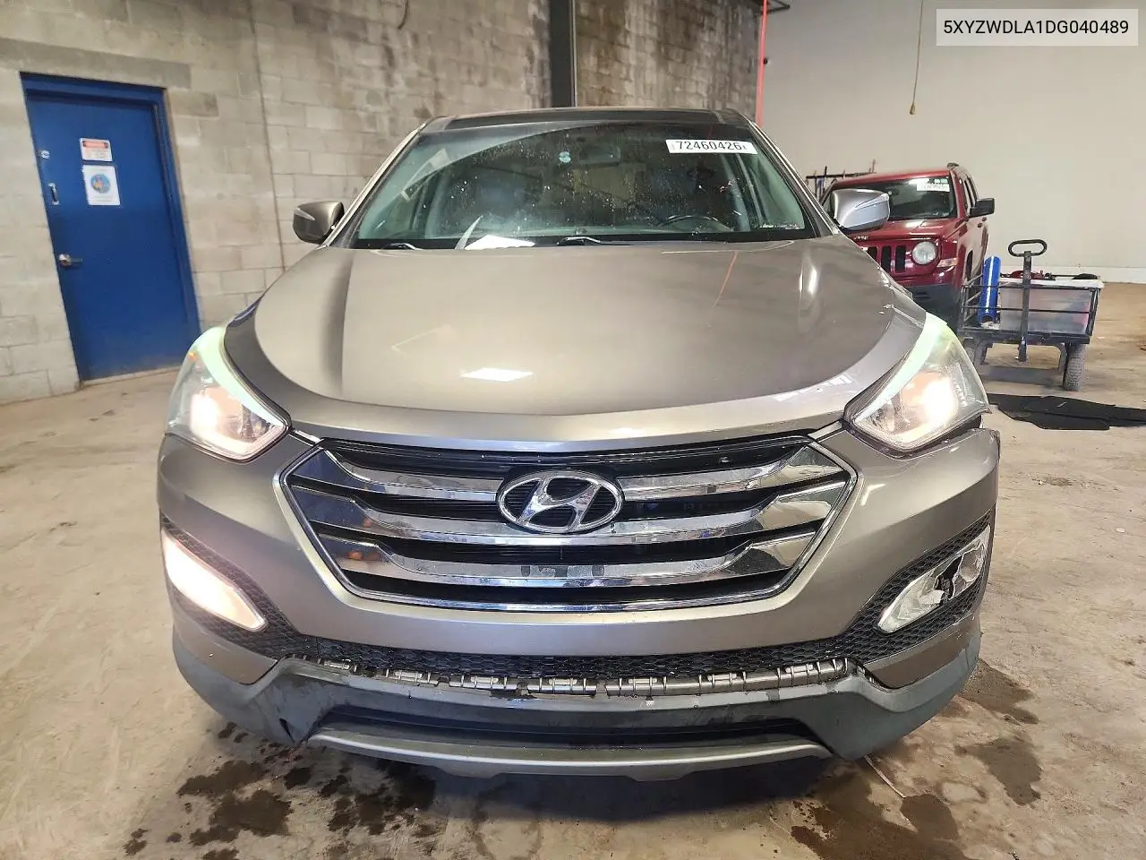 2013 HYUNDAI SANTA FE VIN 5XYZWDLA1DG040489 — фото 5