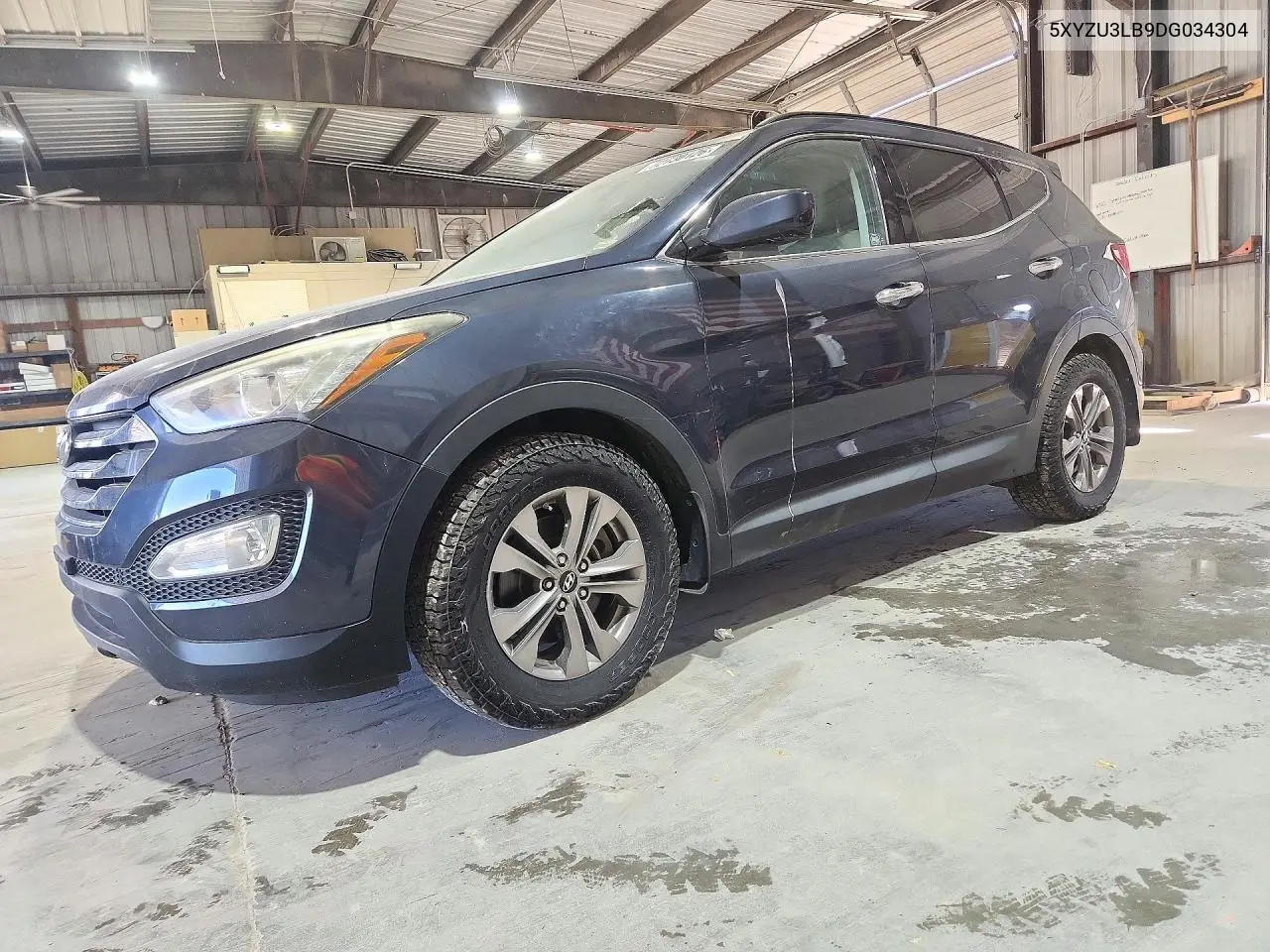 HYUNDAI SANTA FE 2013, VIN 5XYZU3LB9DG034304