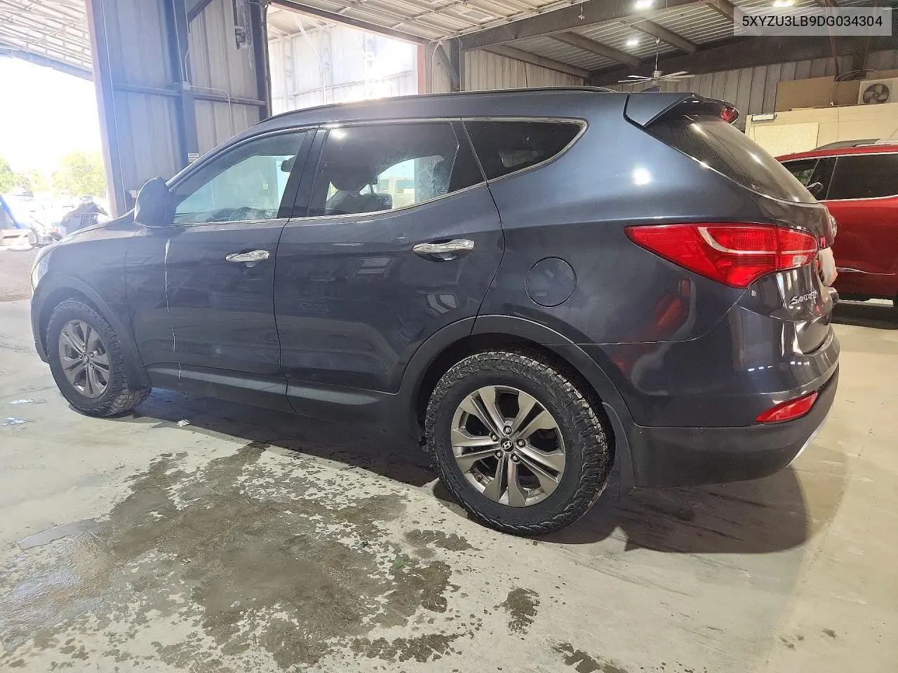 2013 HYUNDAI SANTA FE VIN 5XYZU3LB9DG034304 — фото 2