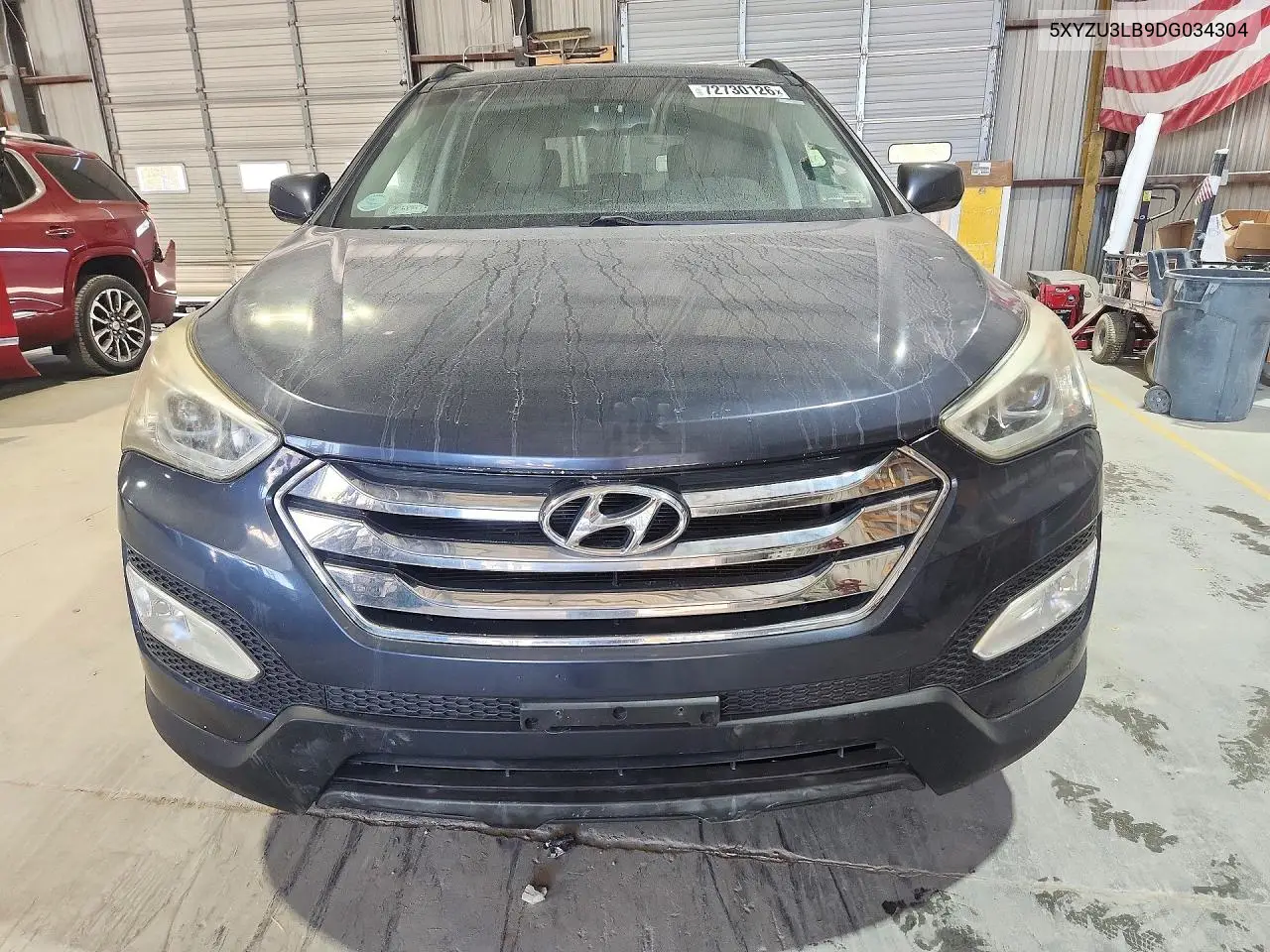 2013 HYUNDAI SANTA FE VIN 5XYZU3LB9DG034304 — фото 5