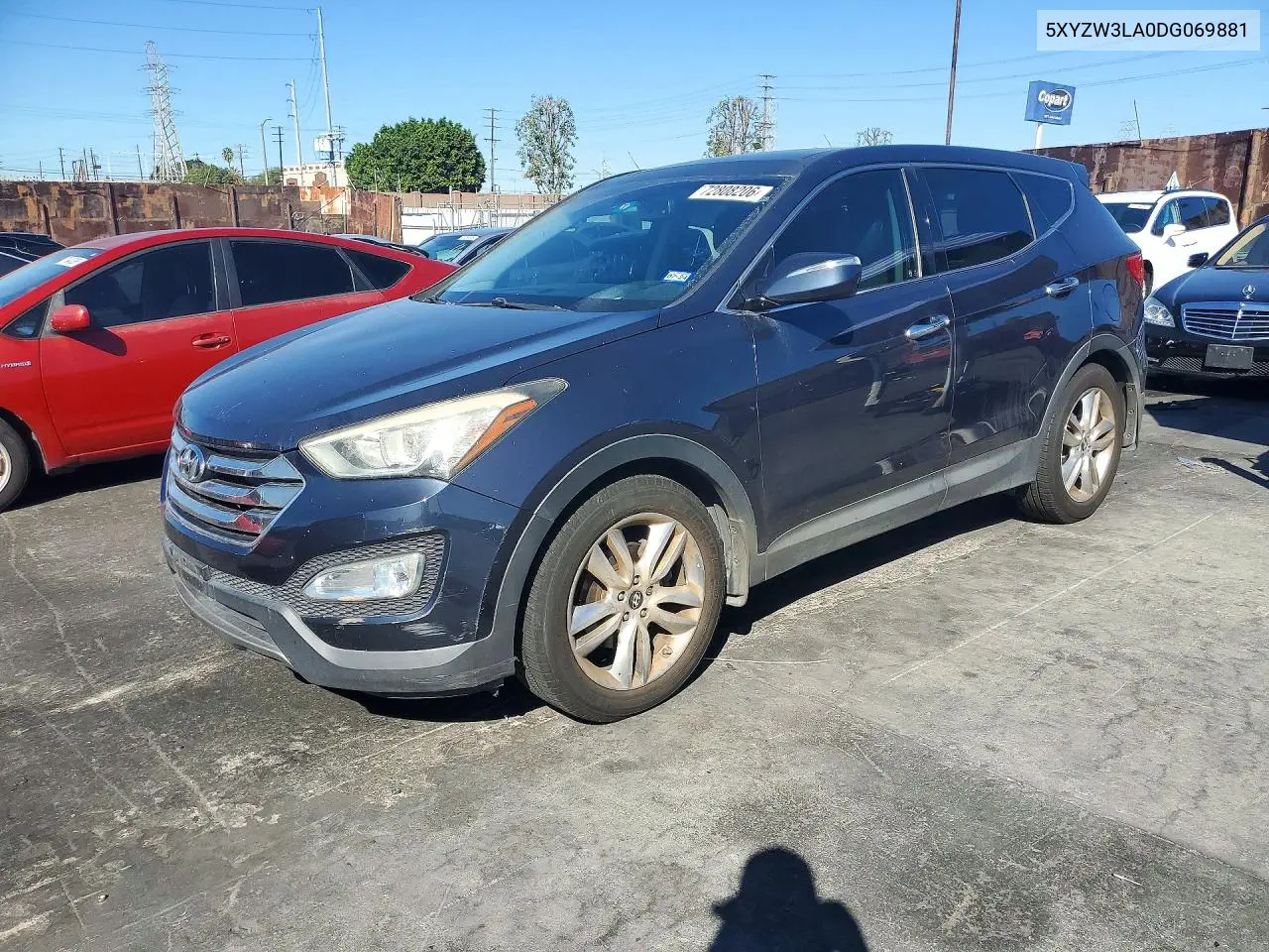 HYUNDAI SANTA FE 2013, VIN 5XYZW3LA0DG069881