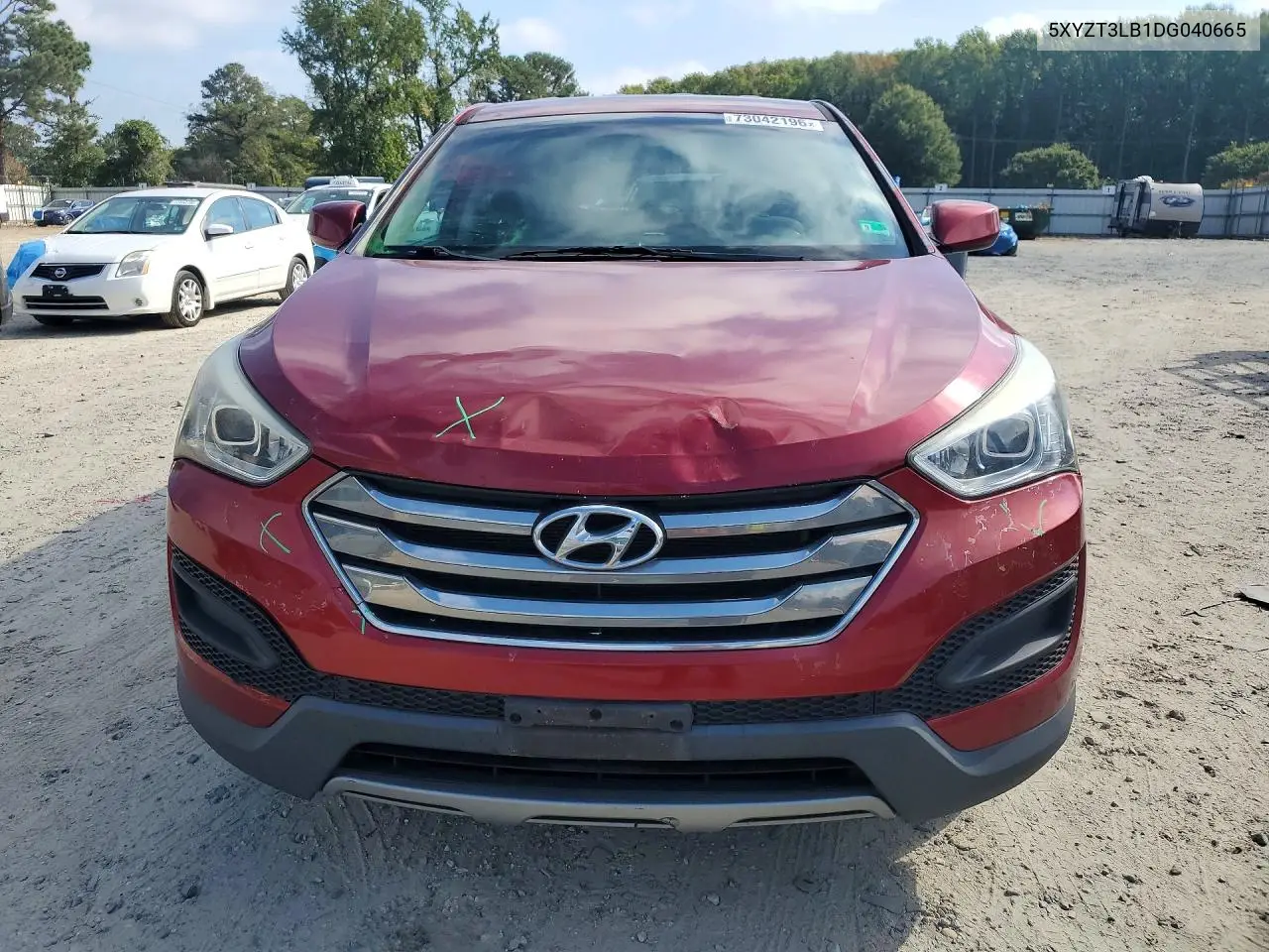 2013 HYUNDAI SANTA FE VIN 5XYZT3LB1DG040665 — фото 5