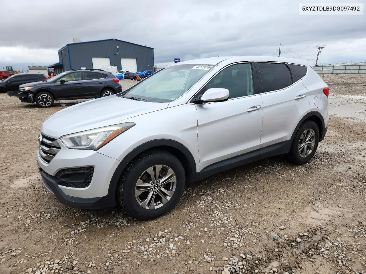 HYUNDAI SANTA FE 2013, VIN 5XYZTDLB9DG097492