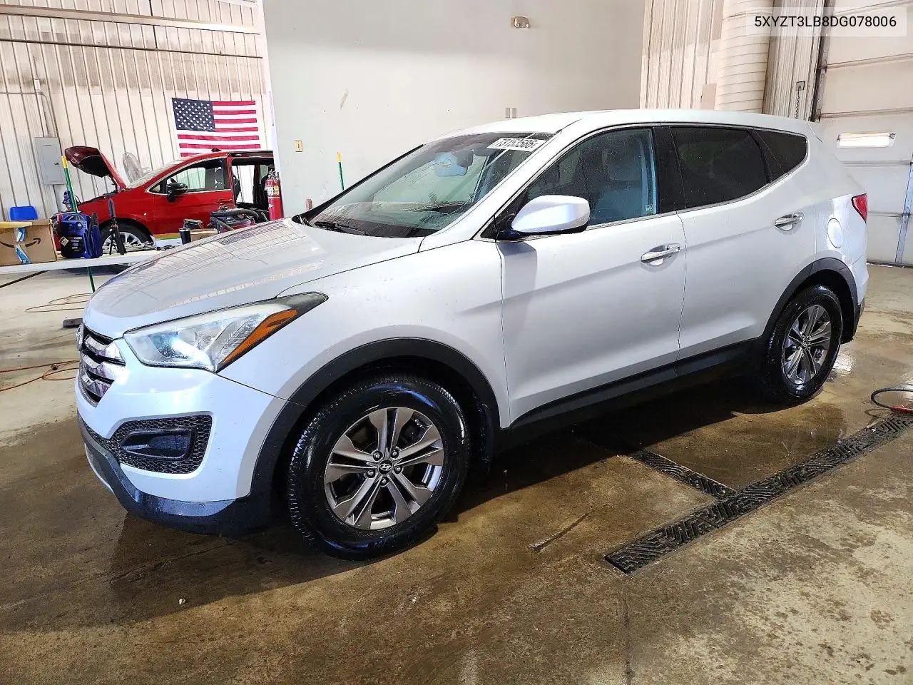 HYUNDAI SANTA FE 2013, VIN 5XYZT3LB8DG078006
