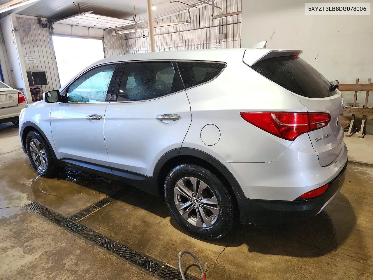 2013 HYUNDAI SANTA FE VIN 5XYZT3LB8DG078006 — фото 2
