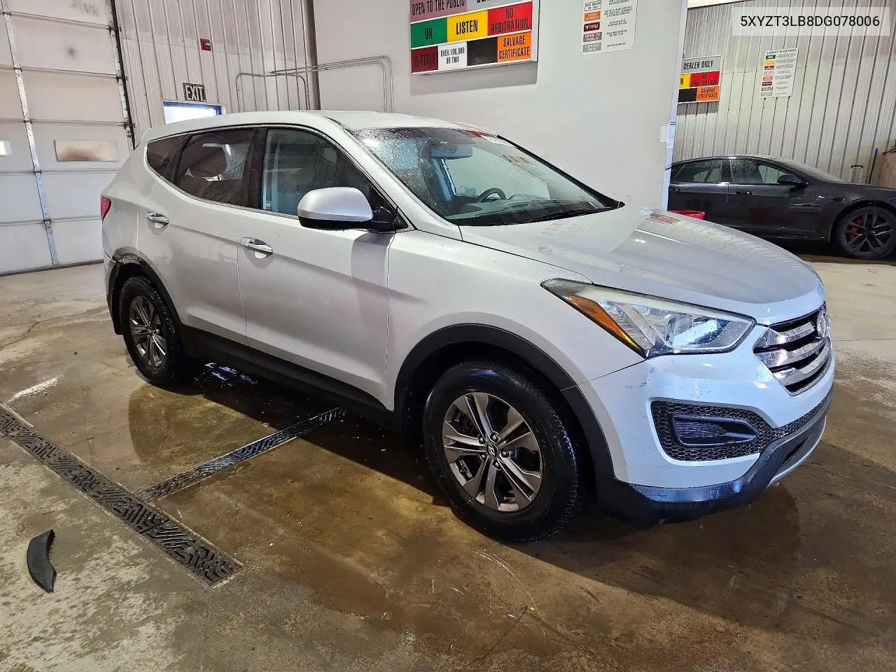 2013 HYUNDAI SANTA FE VIN 5XYZT3LB8DG078006 — фото 4