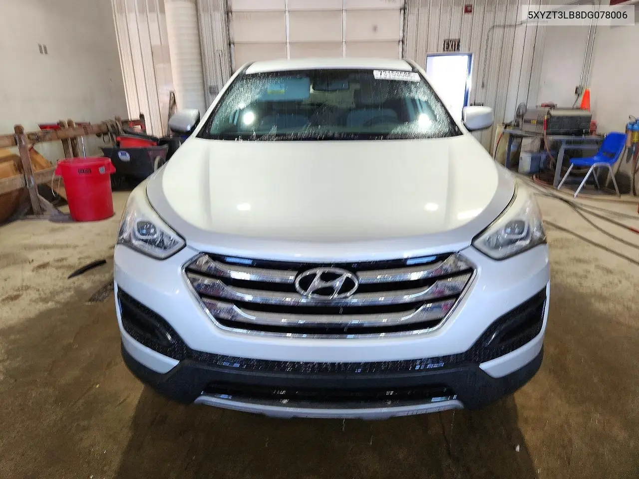 2013 HYUNDAI SANTA FE VIN 5XYZT3LB8DG078006 — фото 5