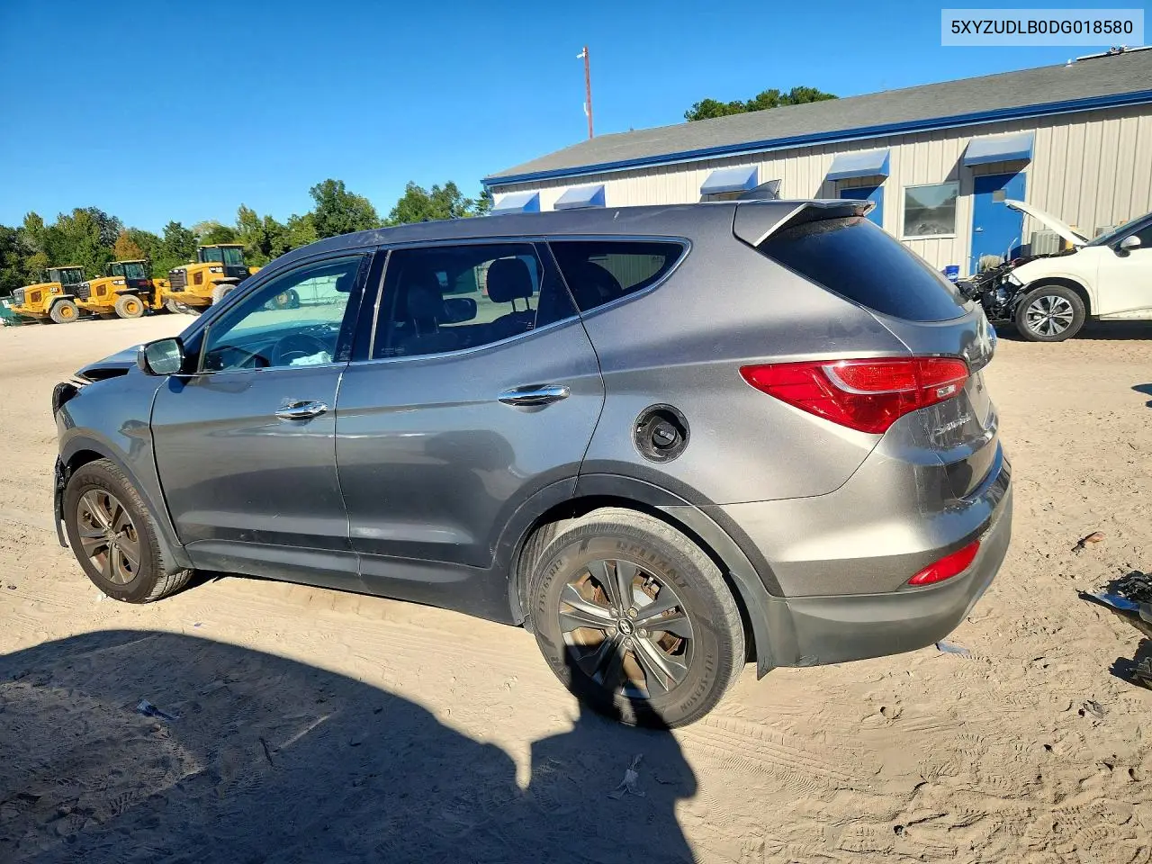 2013 HYUNDAI SANTA FE VIN 5XYZUDLB0DG018580 — фото 2
