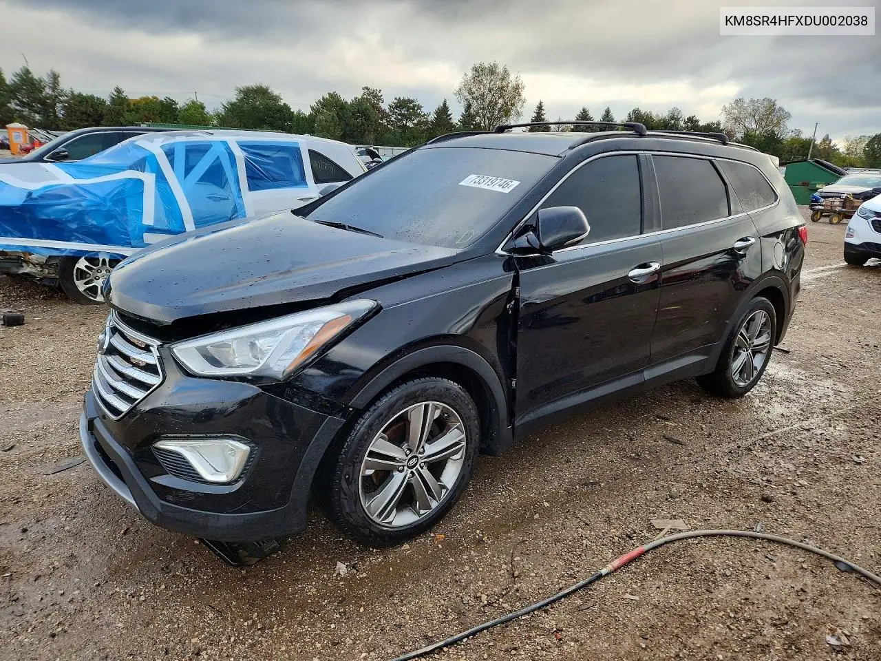HYUNDAI SANTA FE 2013, VIN KM8SR4HFXDU002038