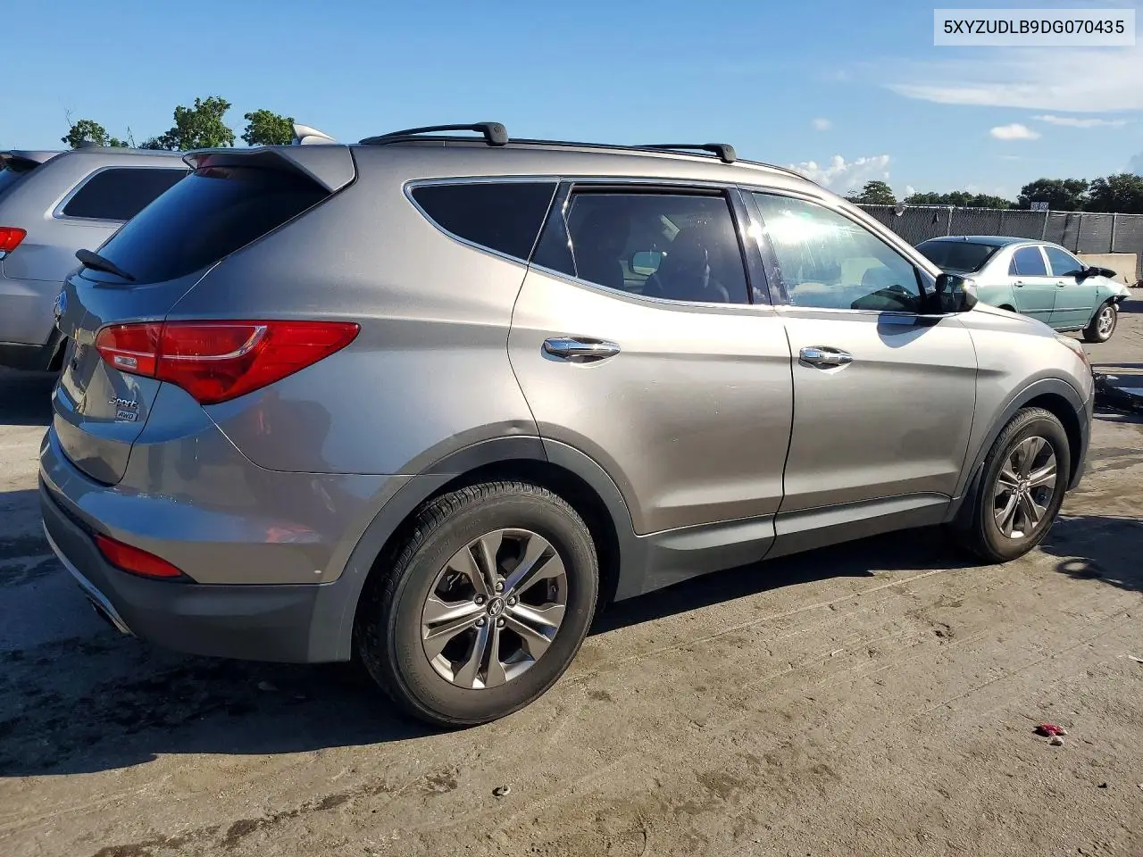 2013 HYUNDAI SANTA FE VIN 5XYZUDLB9DG070435 — фото 3