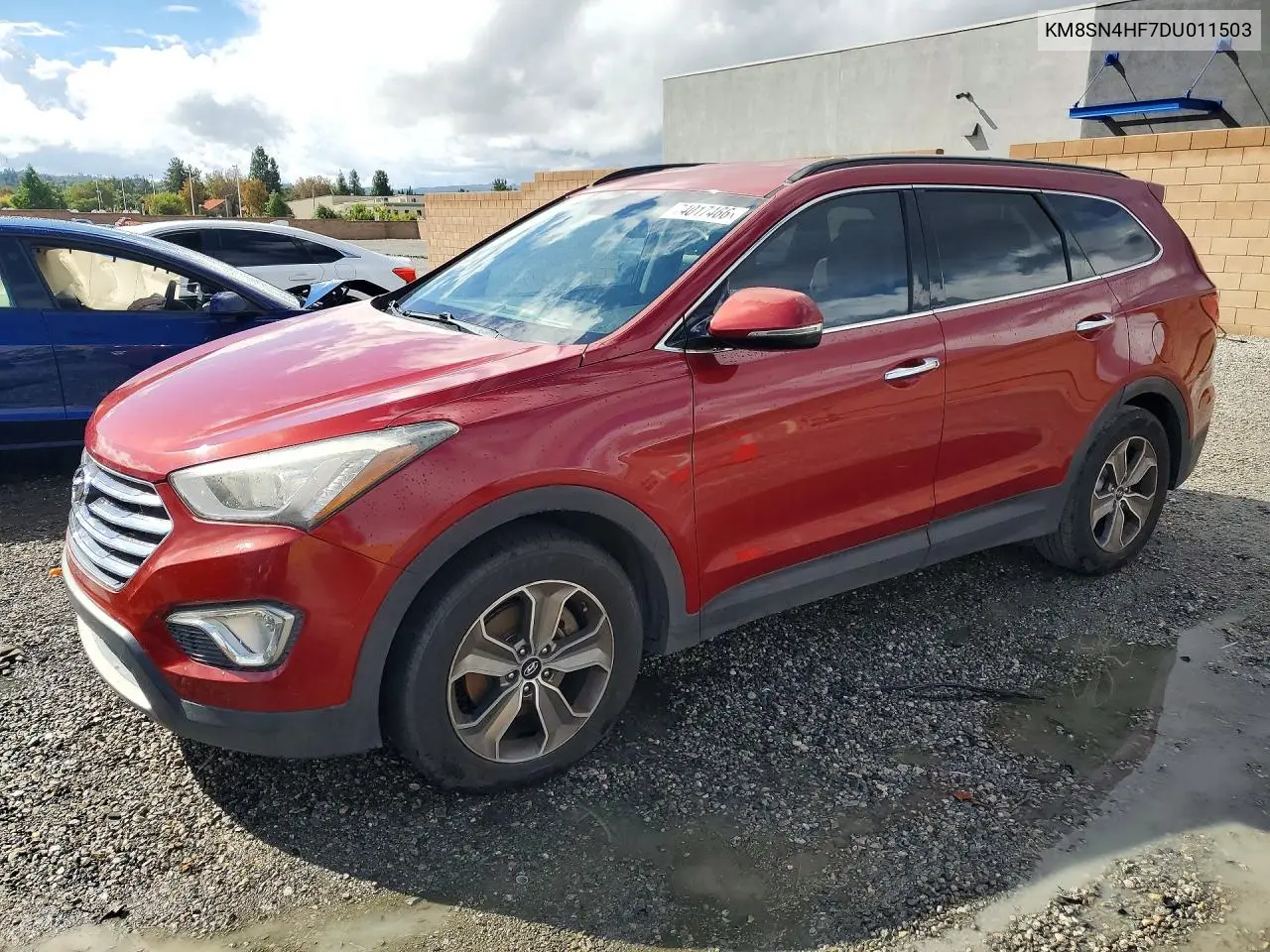 HYUNDAI SANTA FE 2013, VIN KM8SN4HF7DU011503