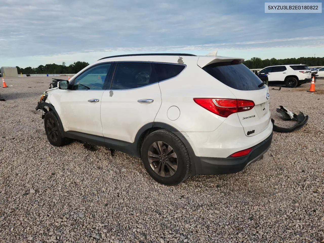 2014 HYUNDAI SANTA FE VIN 5XYZU3LB2EG180822 — фото 2